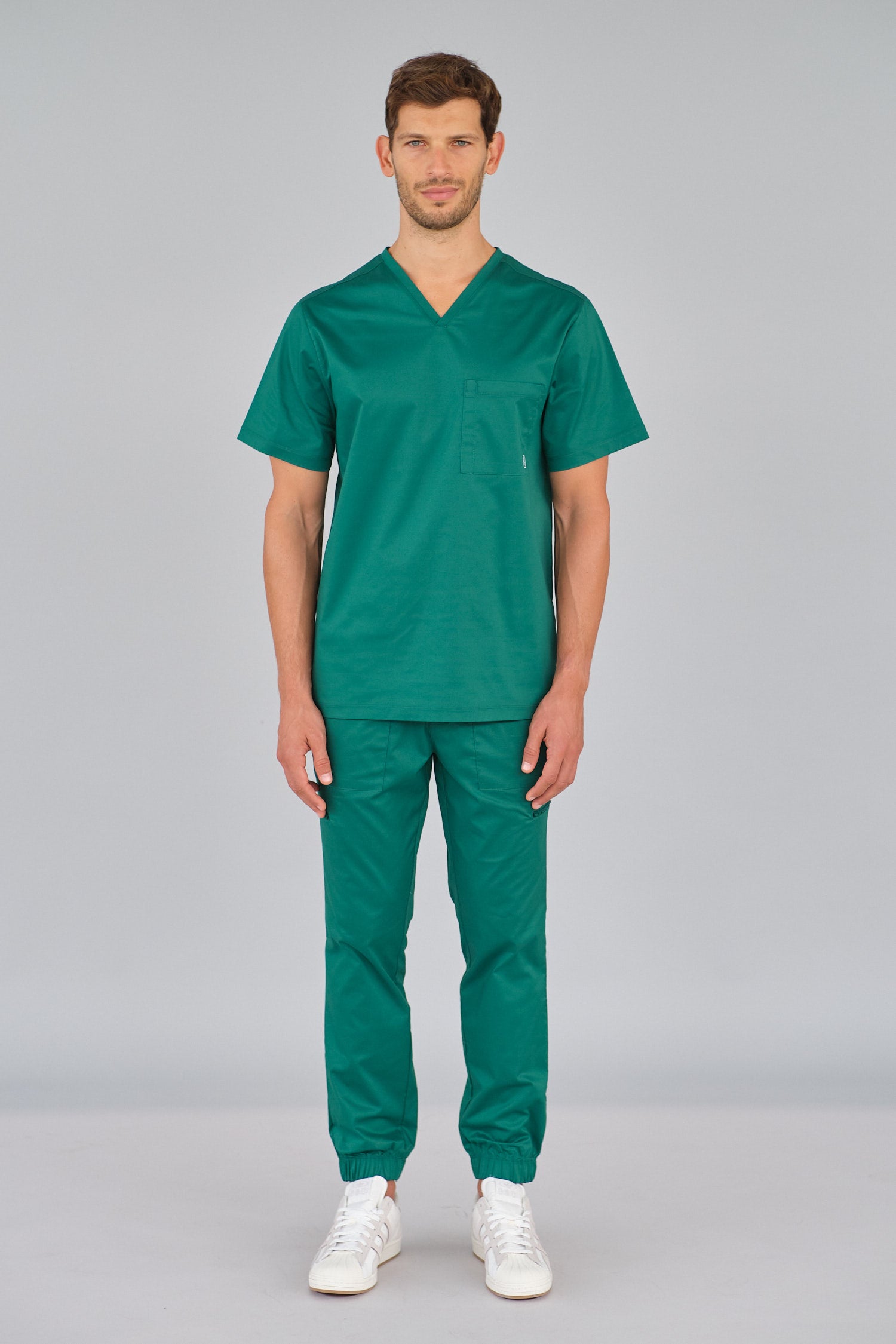 WILLIAM – Herren-Tunika mit V-Ausschnitt aus Stretch-Baumwolle